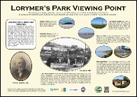 Lorymer's Park interpretation board